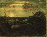 Albert Pinkham Ryder Sheepfold oil on canvas